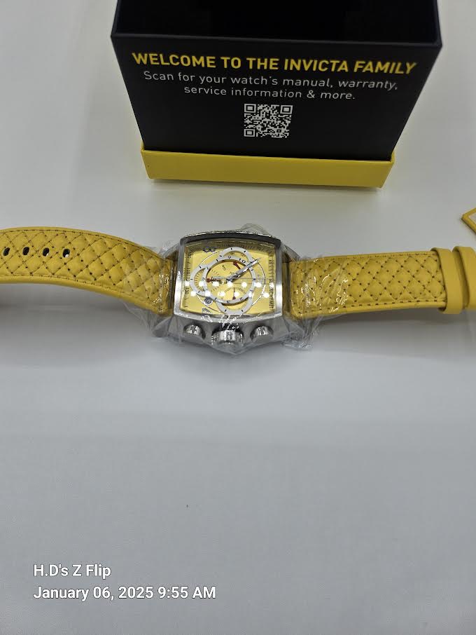 Invicta S1 Rally Swiss Ronda Z60 FE Caliber Men's Watch - 48mm, Yellow